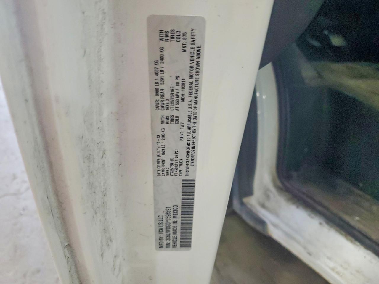2023 RAM PROMASTER 2500 2500 HIGH — Фото 13 из 13