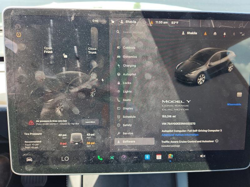 2022 TESLA MODEL Y — Фото 9 из 12