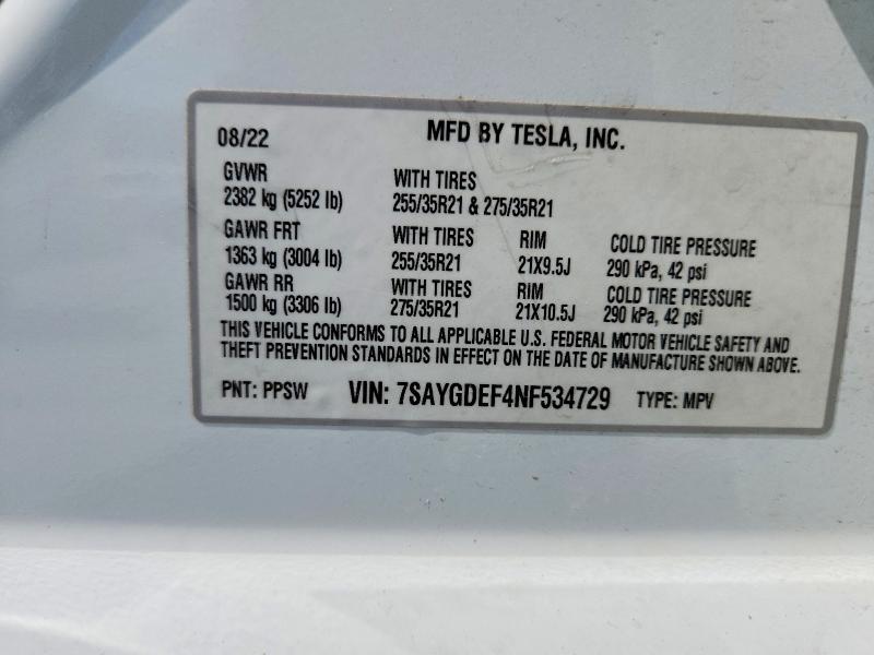 2022 TESLA MODEL Y — Фото 13 из 13