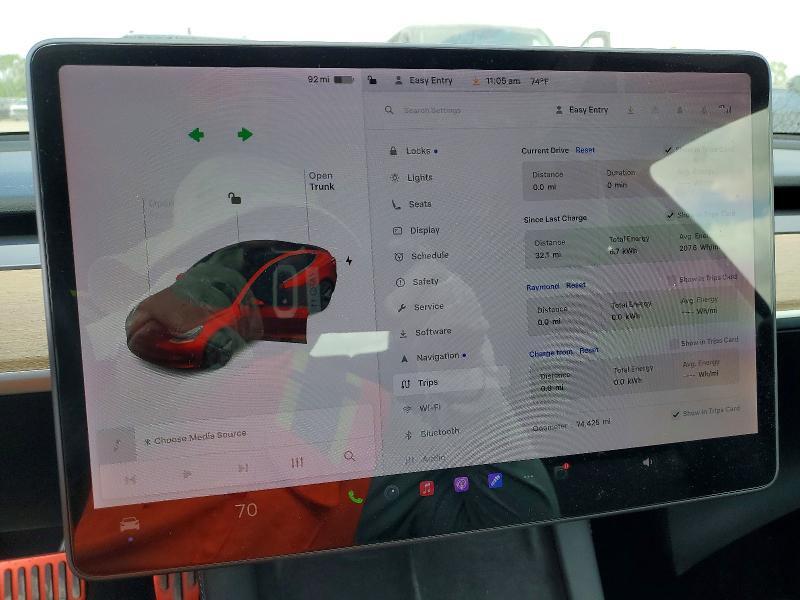 5YJ3E1EA7MF843349 2021 TESLA MODEL 3 photo no. 9