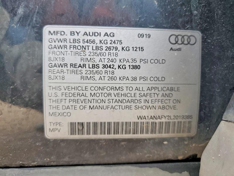 2020 AUDI Q5 PREMIUM/TITANIUM PREMIUM — Фото 13 из 13