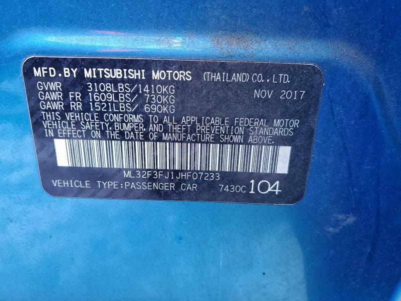 2018 MITSUBISHI MIRAGE G4 ES — Фото 12 из 12