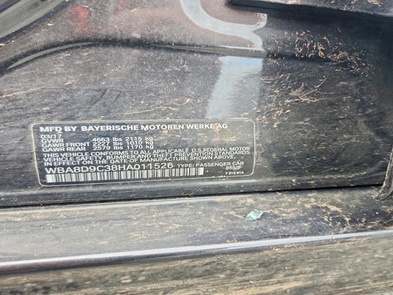 WBA8D9C38HA011526 2017 BMW 330 photo no. 12