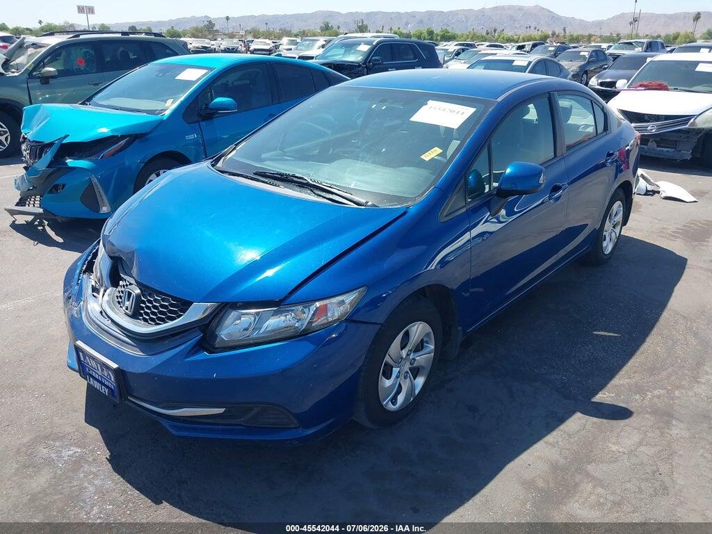 2HGFB2F5XDH602619 2013 HONDA CIVIC photo no. 2