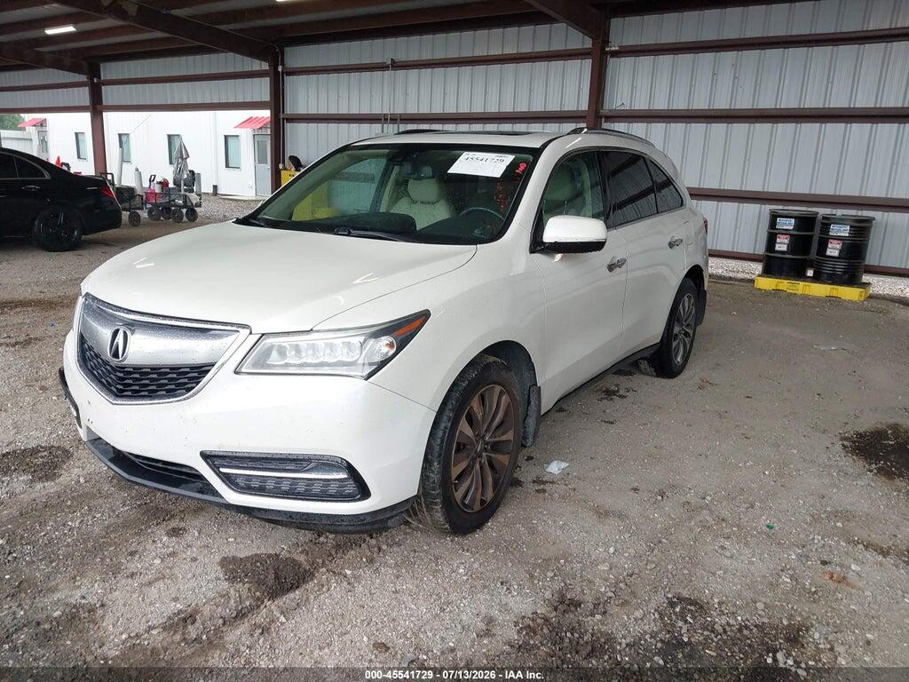 5FRYD3H66EB017880 2014 ACURA MDX photo no. 2