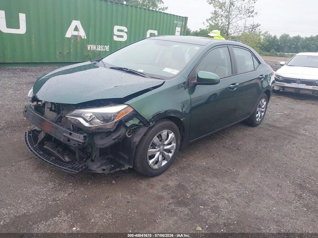 2T1BURHE4FC376748 2015 TOYOTA COROLLA photo no. 2