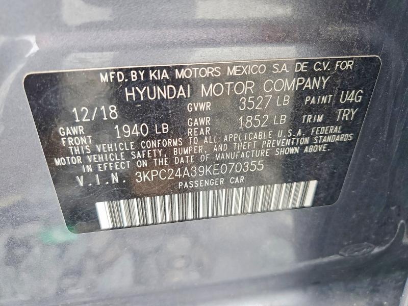 2019 HYUNDAI ACCENT SE — Фото 12 из 12