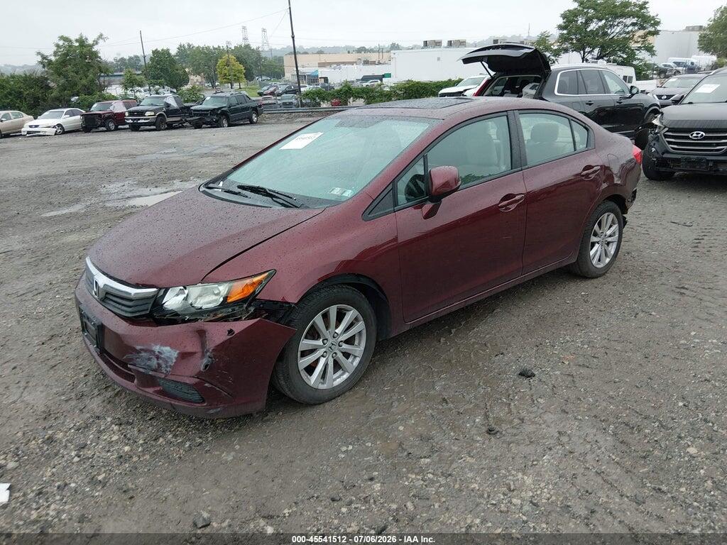 2HGFB2F88CH600912 2012 HONDA CIVIC photo no. 2