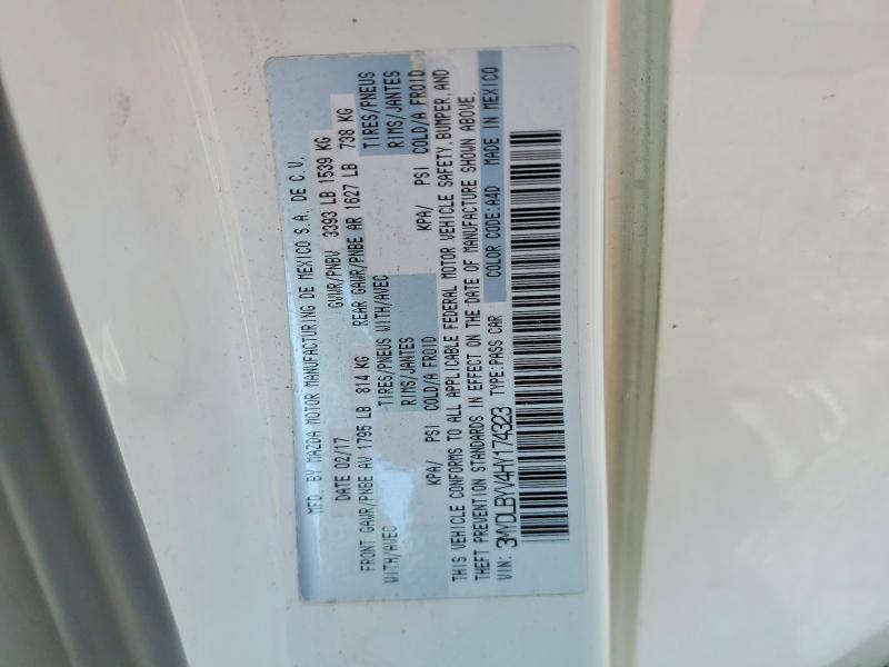 3MYDLBYV4HY174323 2017 TOYOTA YARIS IA photo no. 12