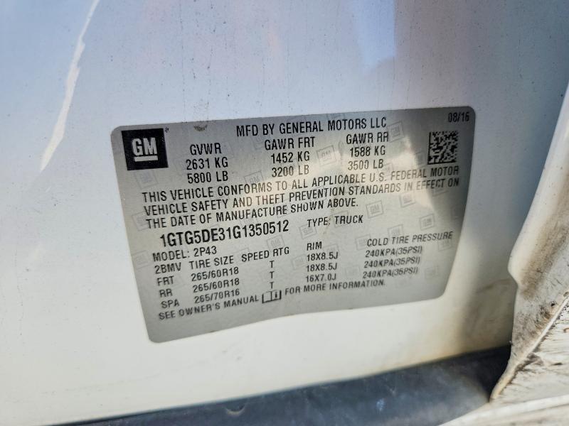 2016 GMC CANYON SLT — Фото 12 из 12