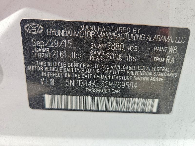 2016 HYUNDAI ELANTRA SE — Фото 12 из 12