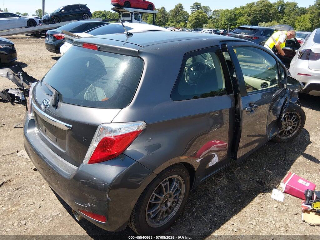 JTDJTUD39DD545796 2013 TOYOTA YARIS photo no. 4