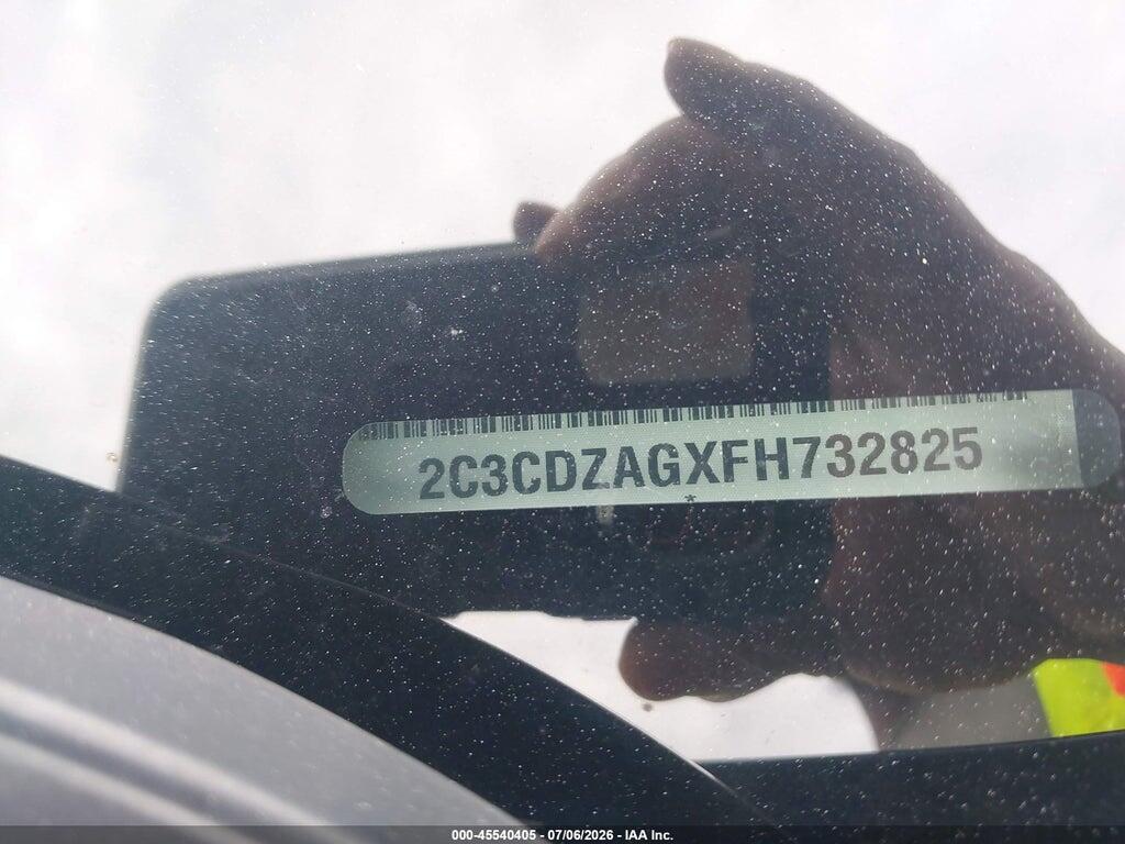 2C3CDZAGXFH732825 2015 DODGE CHALLENGER photo no. 9