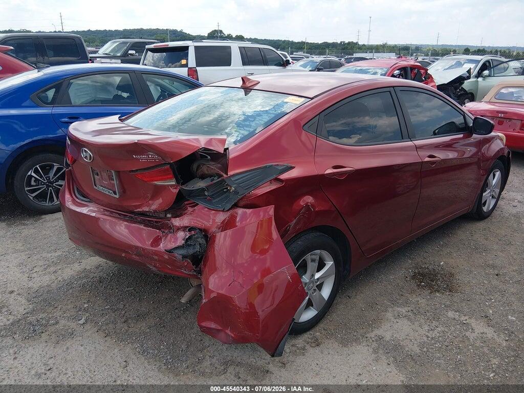 5NPDH4AEXDH400314 2013 HYUNDAI ELANTRA photo no. 4