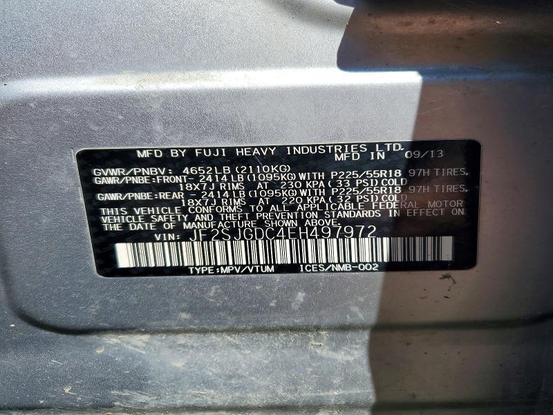 2014 SUBARU FORESTER 2.0XT PREMIUM — Фото 13 из 13