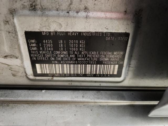 2013 SUBARU LEGACY 2.5I LIMITED — Фото 13 из 13