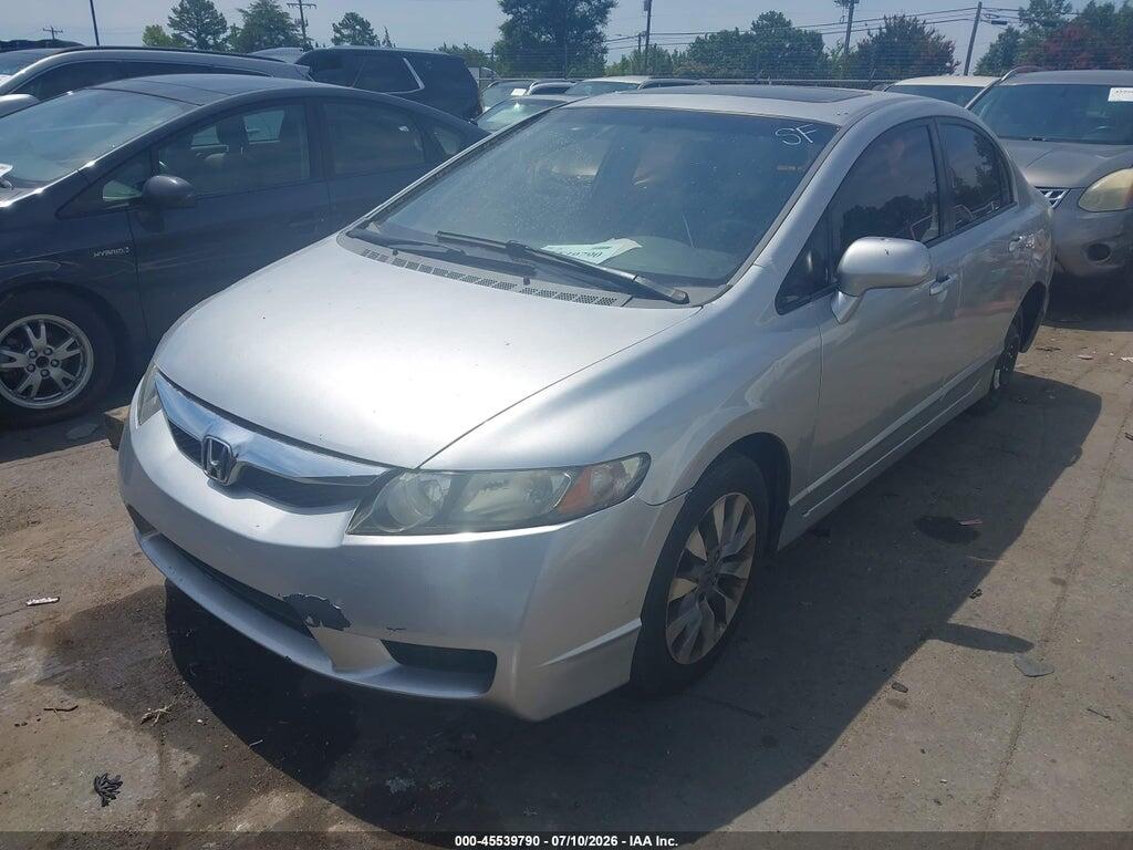 2HGFA16849H301990 2009 HONDA CIVIC photo no. 2