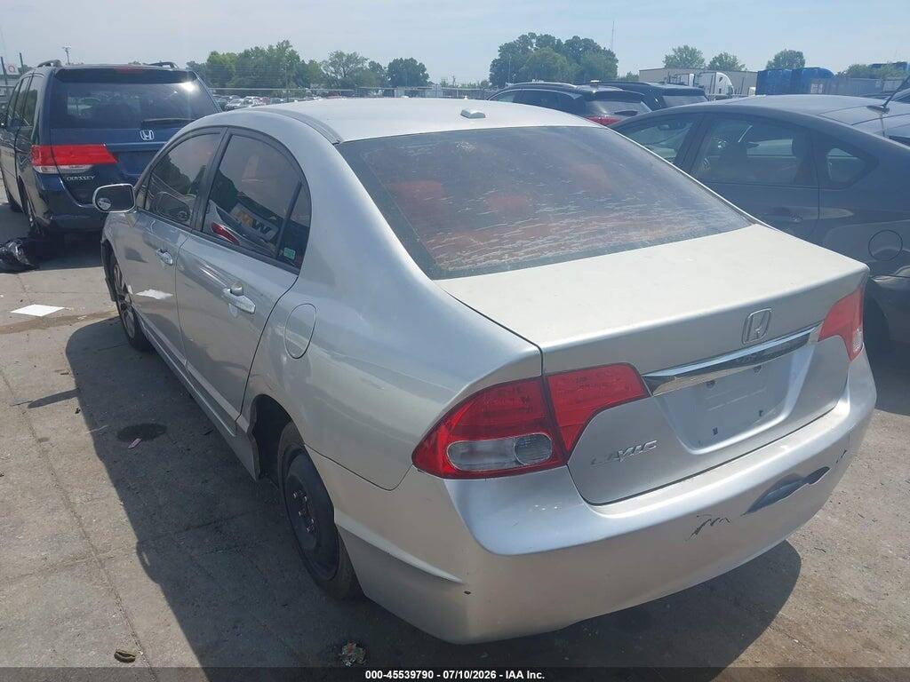 2HGFA16849H301990 2009 HONDA CIVIC photo no. 3