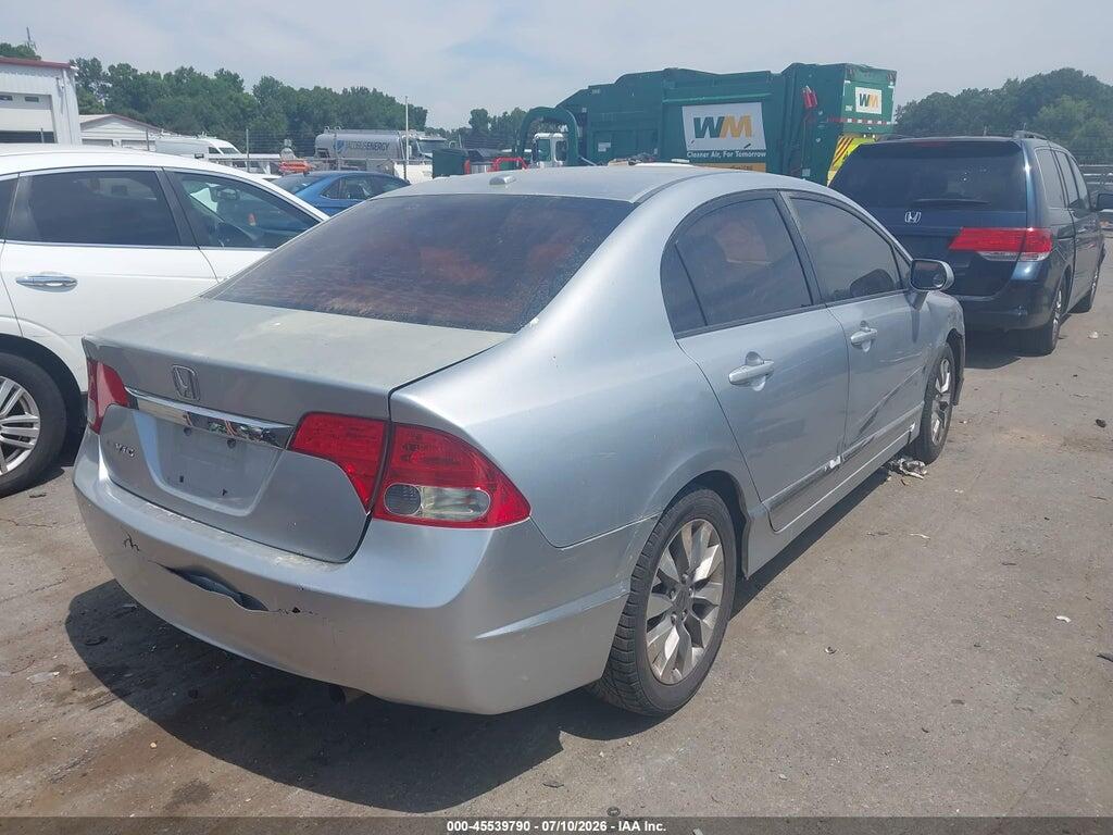 2HGFA16849H301990 2009 HONDA CIVIC photo no. 4