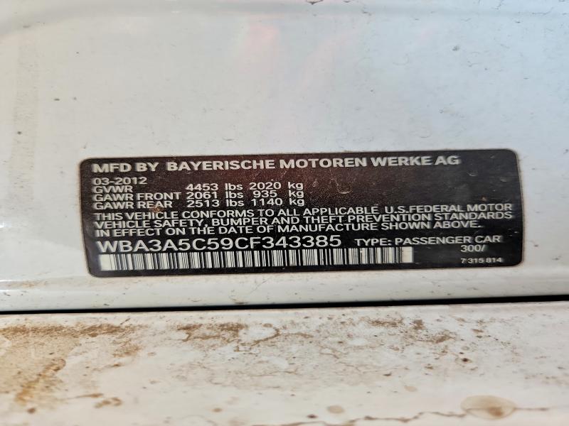 WBA3A5C59CF343385 2012 BMW 328 photo no. 12