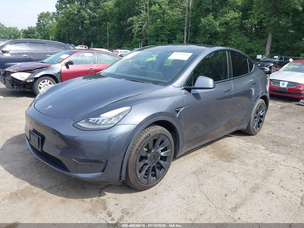 5YJYGDEE3MF297654 2021 TESLA MODEL Y photo no. 2