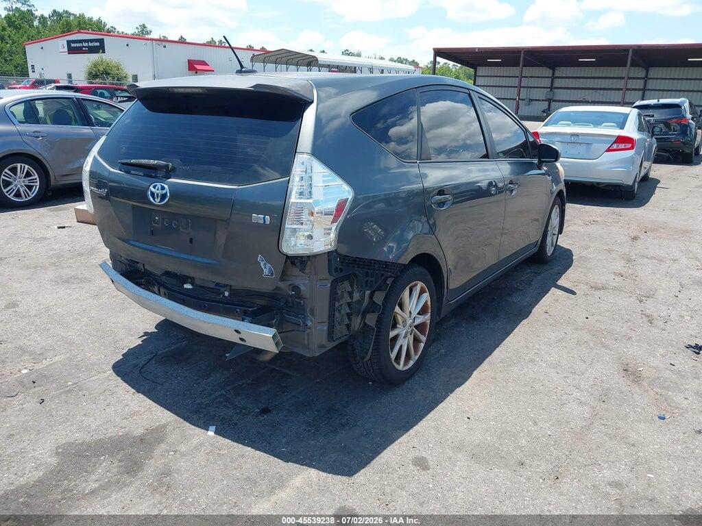 JTDZN3EU0C3034979 2012 TOYOTA PRIUS V photo no. 4