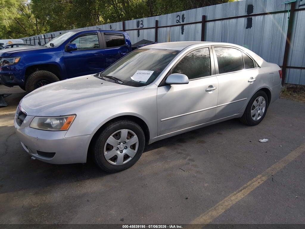 5NPET46C18H313076 2008 HYUNDAI SONATA photo no. 2