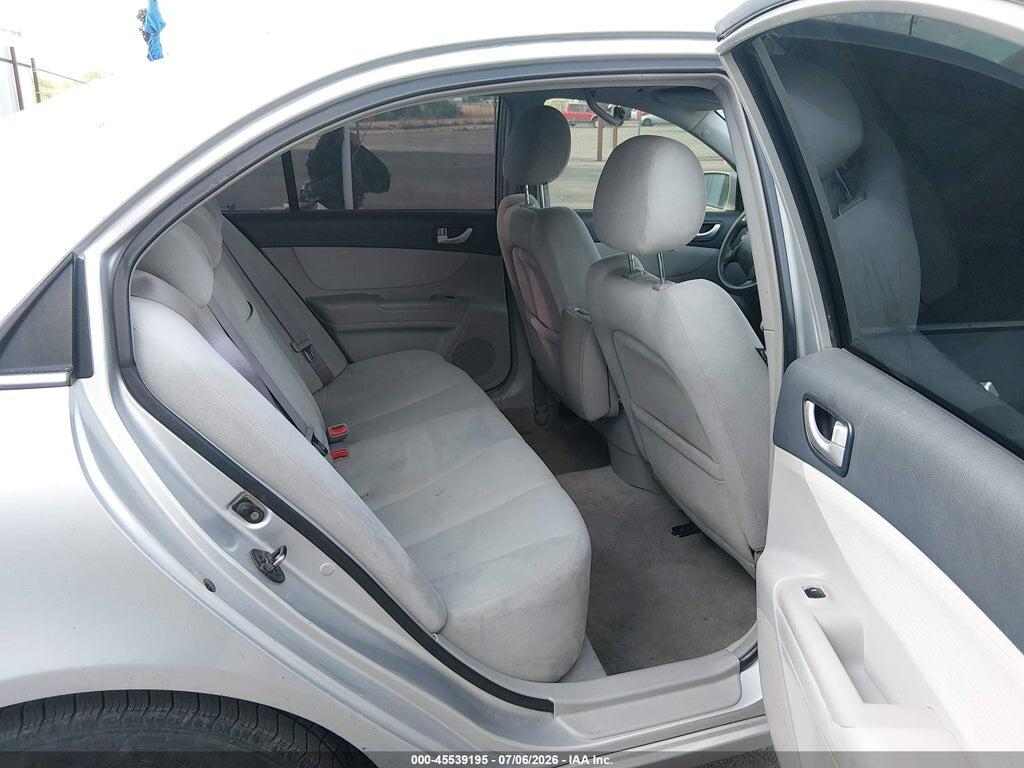 5NPET46C18H313076 2008 HYUNDAI SONATA photo no. 8