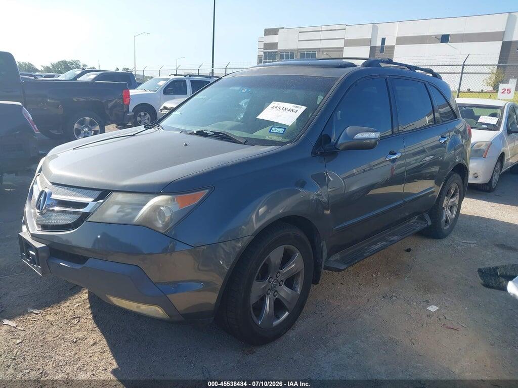 2HNYD28817H510824 2007 ACURA MDX photo no. 2