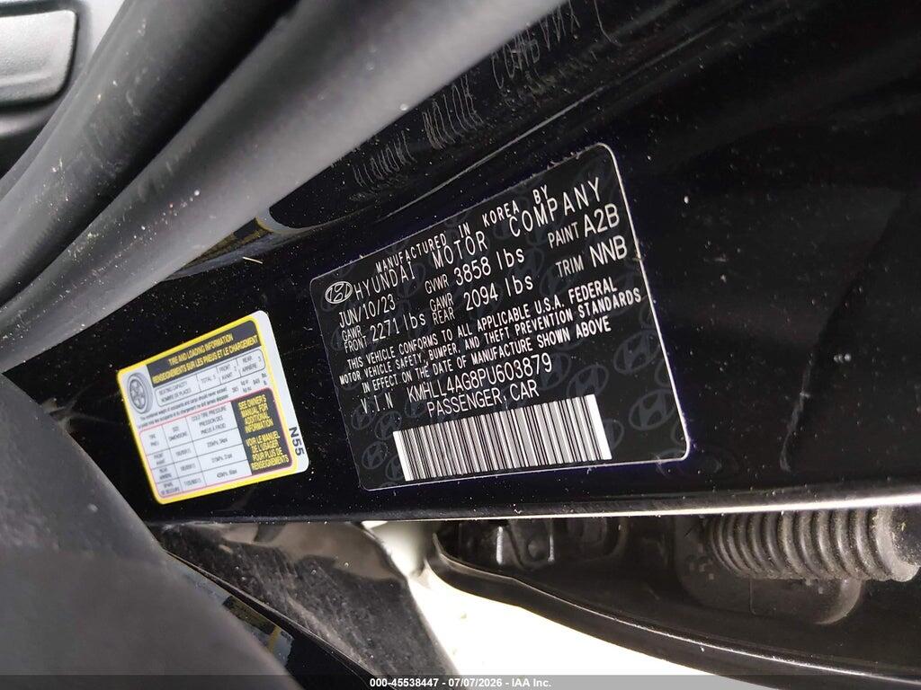 KMHLL4AG8PU603879 2023 HYUNDAI ELANTRA photo no. 9