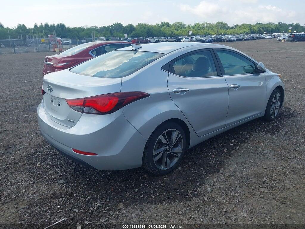 5NPDH4AE7EH460374 2014 HYUNDAI ELANTRA photo no. 4