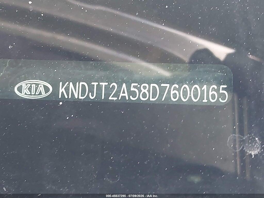 KNDJT2A58D7600165 2013 KIA SOUL photo no. 9