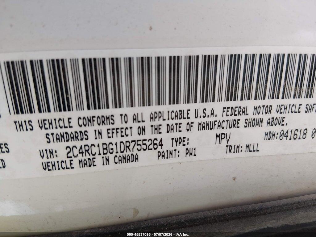 2C4RC1BG1DR755264 2013 CHRYSLER TOWN & COUNTRY photo no. 9