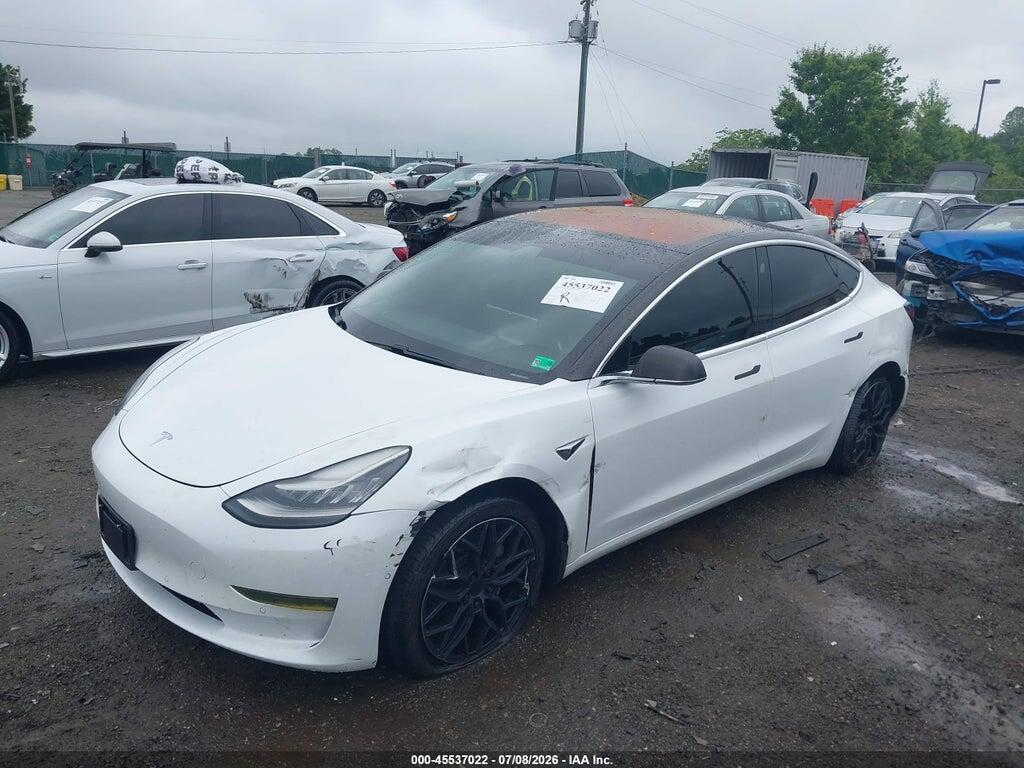 5YJ3E1EA3JF153240 2018 TESLA MODEL 3 photo no. 2