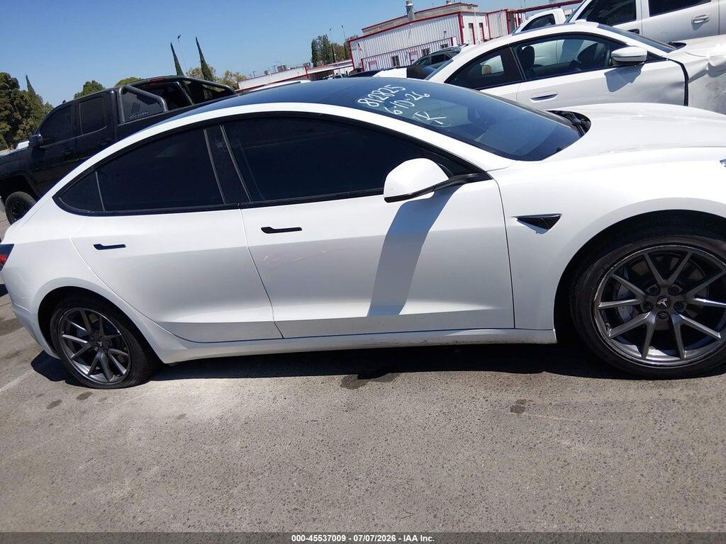 5YJ3E1EA9NF309299 2022 TESLA MODEL 3 photo no. 12