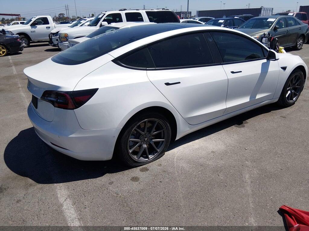 5YJ3E1EA9NF309299 2022 TESLA MODEL 3 photo no. 4