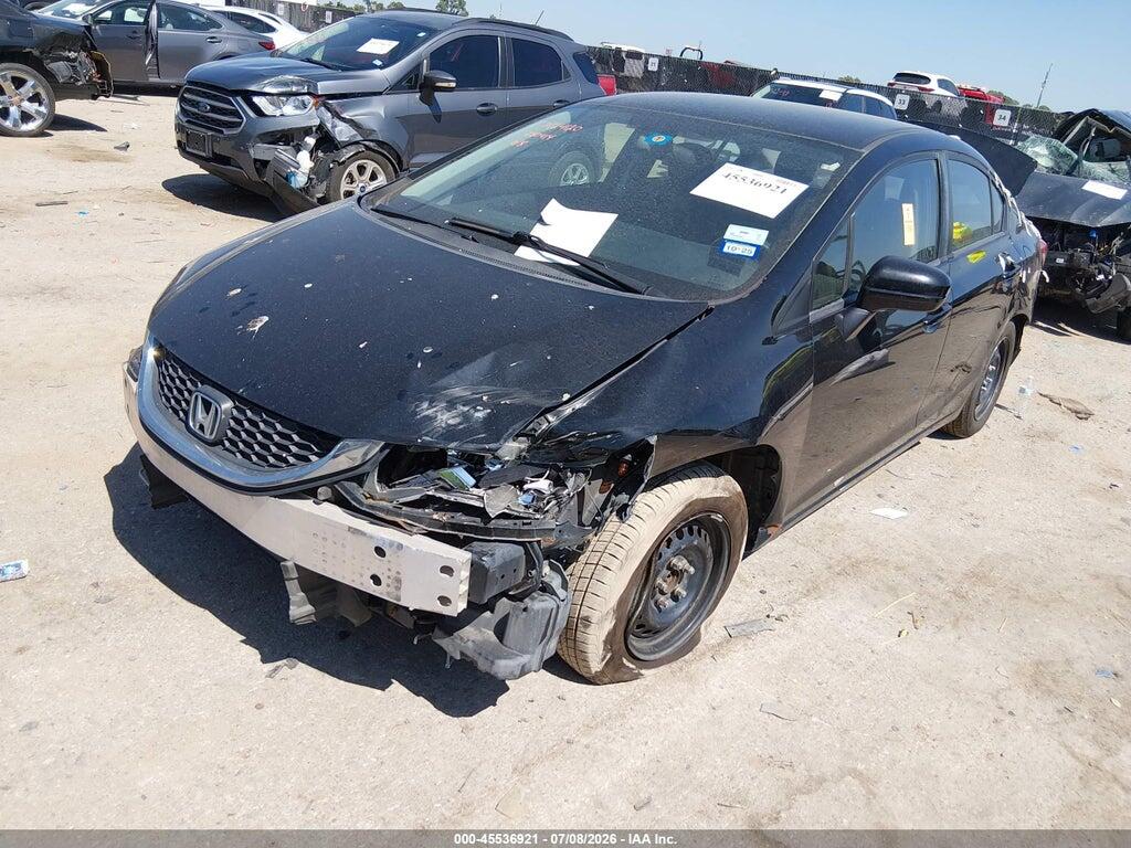 19XFB2F55EE080414 2014 HONDA CIVIC photo no. 2
