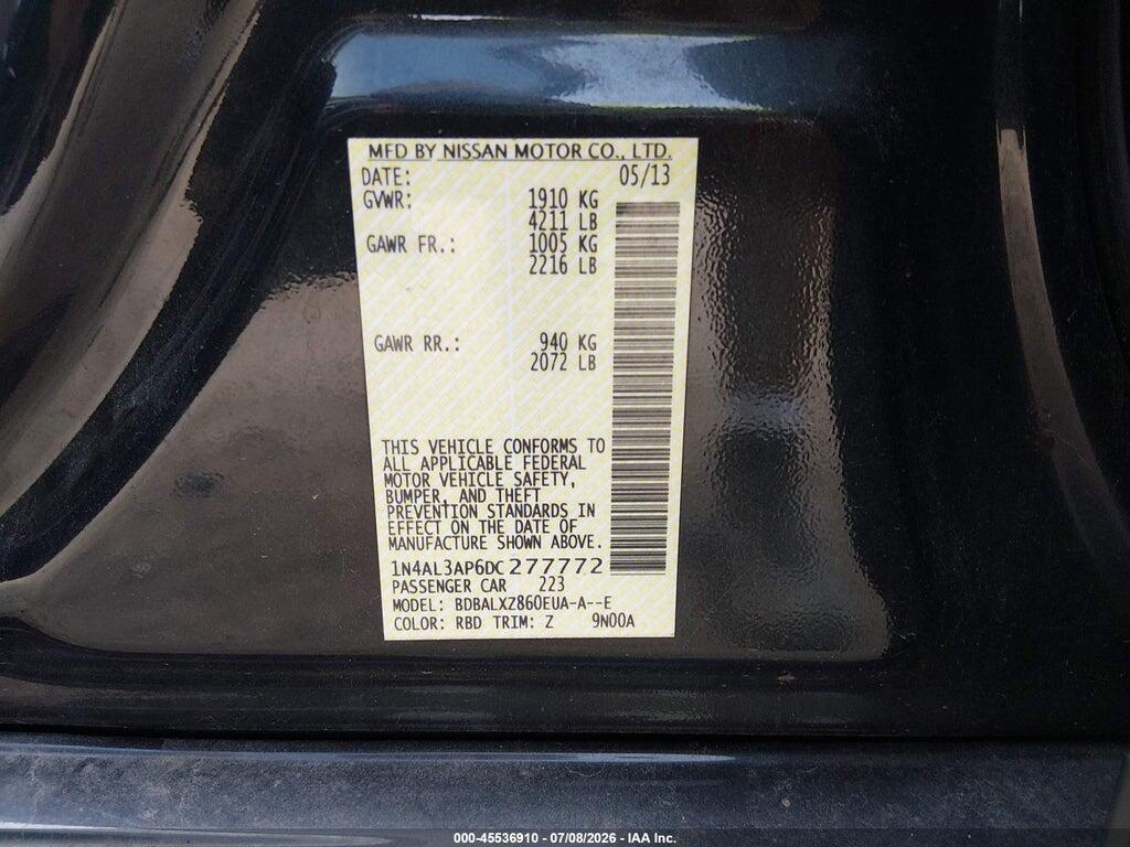 1N4AL3AP6DC277772 2013 NISSAN ALTIMA photo no. 9