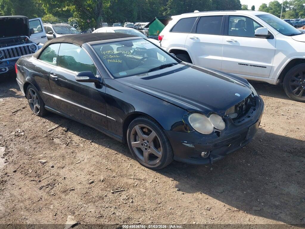 2007 MERCEDES-BENZ CLK 550 WDBTK72F77T075898