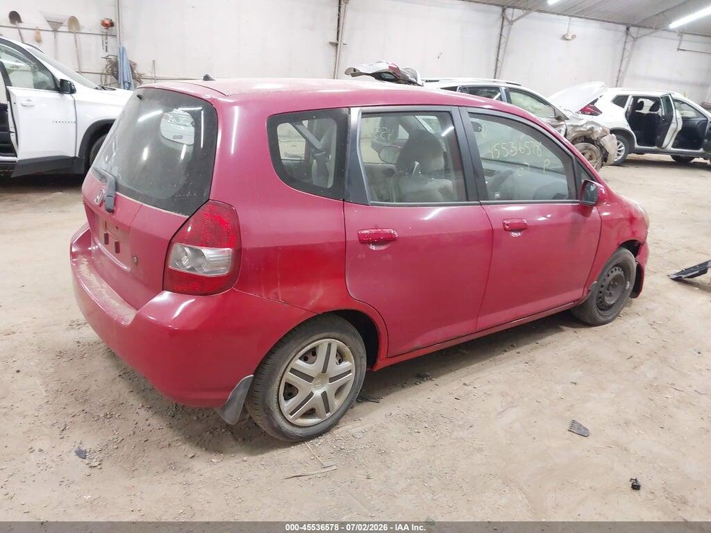 JHMGD38437S021367 2007 HONDA FIT photo no. 4