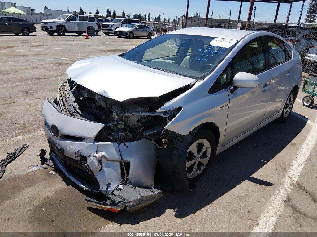 JTDKN3DU9C5460497 2012 TOYOTA PRIUS photo no. 2