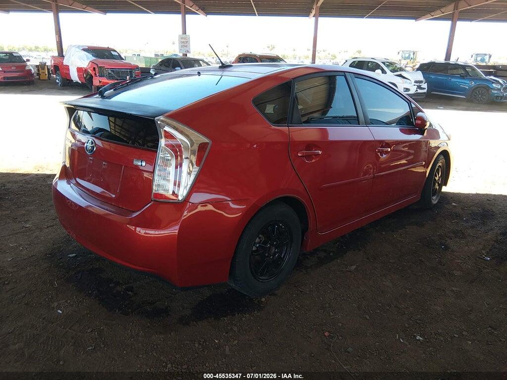 JTDKN3DU5C1492175 2012 TOYOTA PRIUS photo no. 4