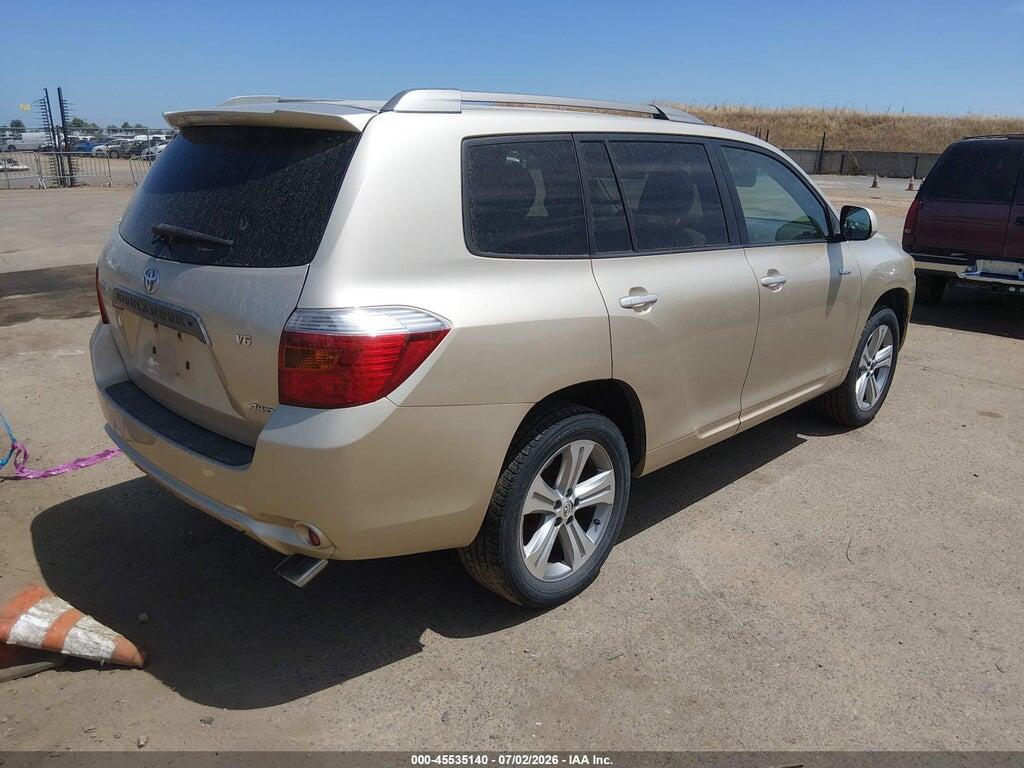 JTEES43A582045054 2008 TOYOTA HIGHLANDER photo no. 4