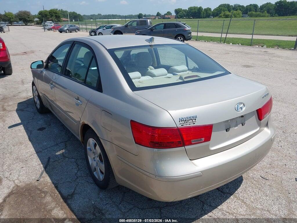 5NPET4AC9AH600503 2010 HYUNDAI SONATA photo no. 3