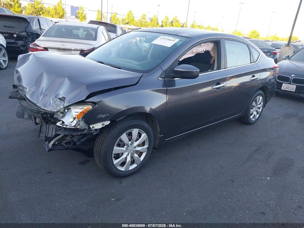 3N1AB7AP4FY336741 2015 NISSAN SENTRA photo no. 2
