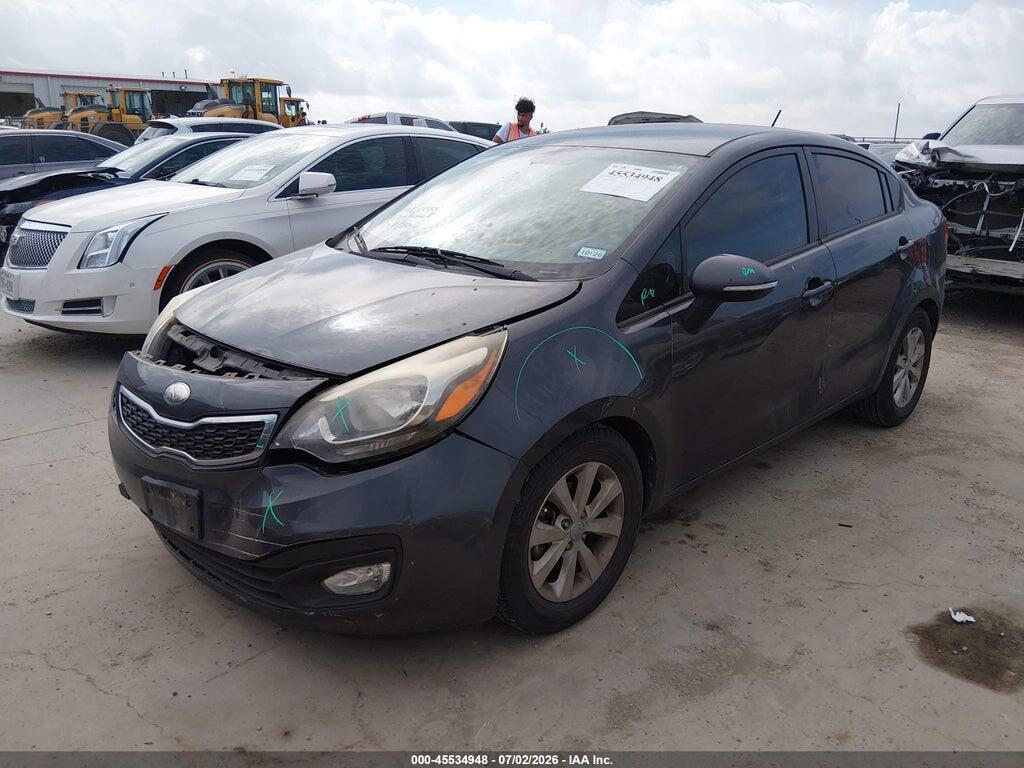 KNADN4A3XD6270114 2013 KIA RIO photo no. 2