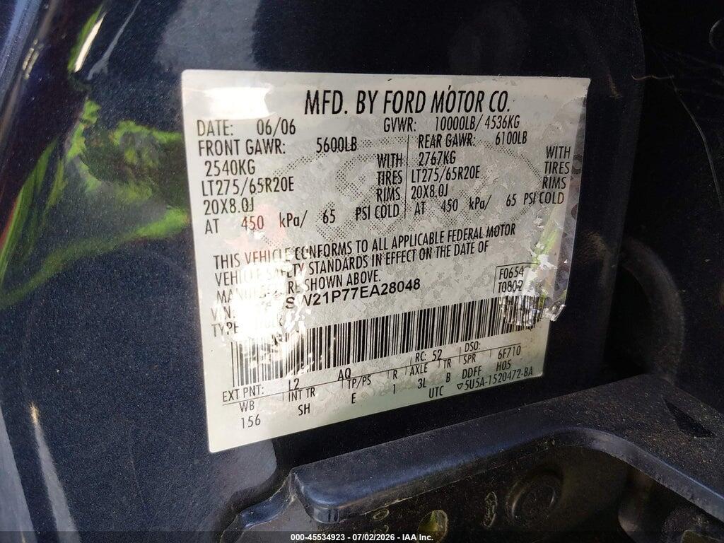 1FTSW21P77EA28048 2007 FORD F-250 photo no. 9