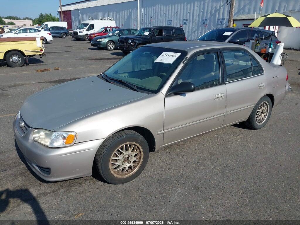 1NXBR12E91Z493938 2001 TOYOTA COROLLA photo no. 2