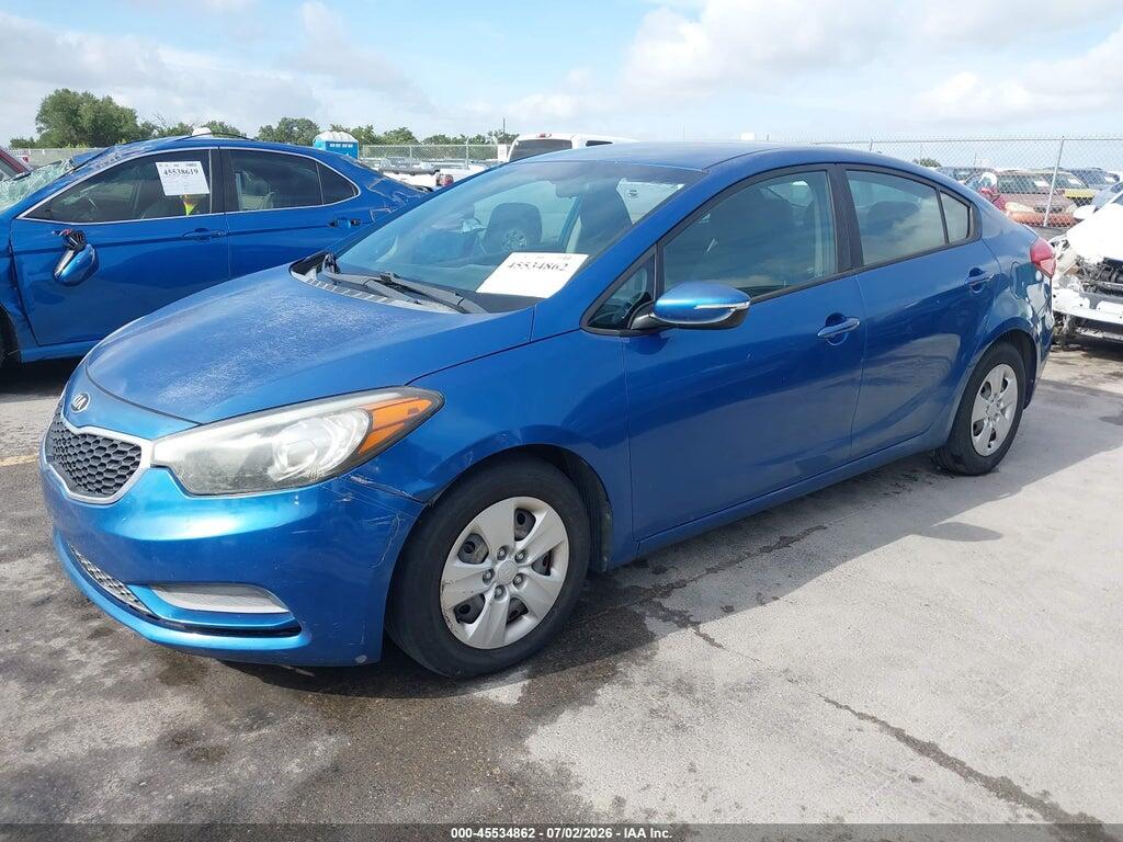 KNAFX4A65F5308533 2015 KIA FORTE photo no. 2