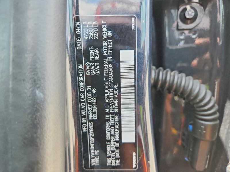 YV140MFB9F2316165 2015 VOLVO S60 photo no. 12